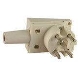 5-pin, three-phase, 3P, angled chocolate plug